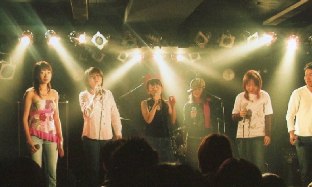 教室ライブのステージ